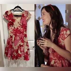 ASO BLAIR WALDORF FLORAL DRESS
